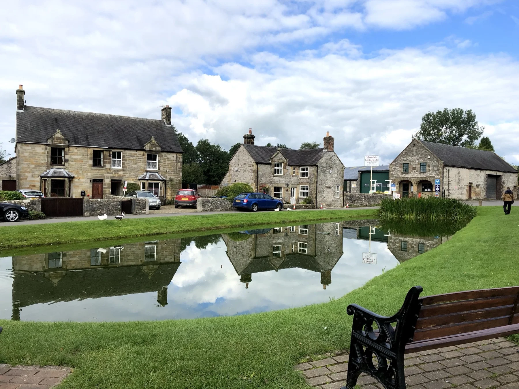 Hartington village green and duck pond