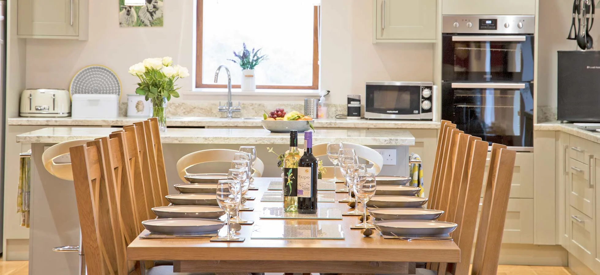 The kitchen at Morridge View